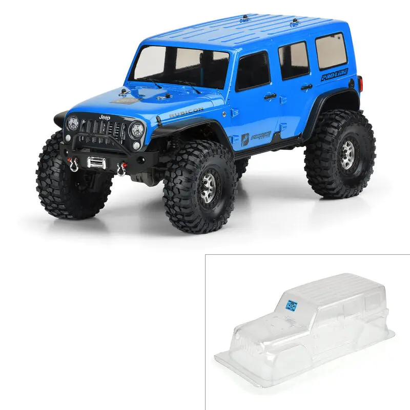 Pro-Line 1/10 Jeep Wrangler Unlimited Rubicon Clear Body 12.8" Wb Trx-4 1