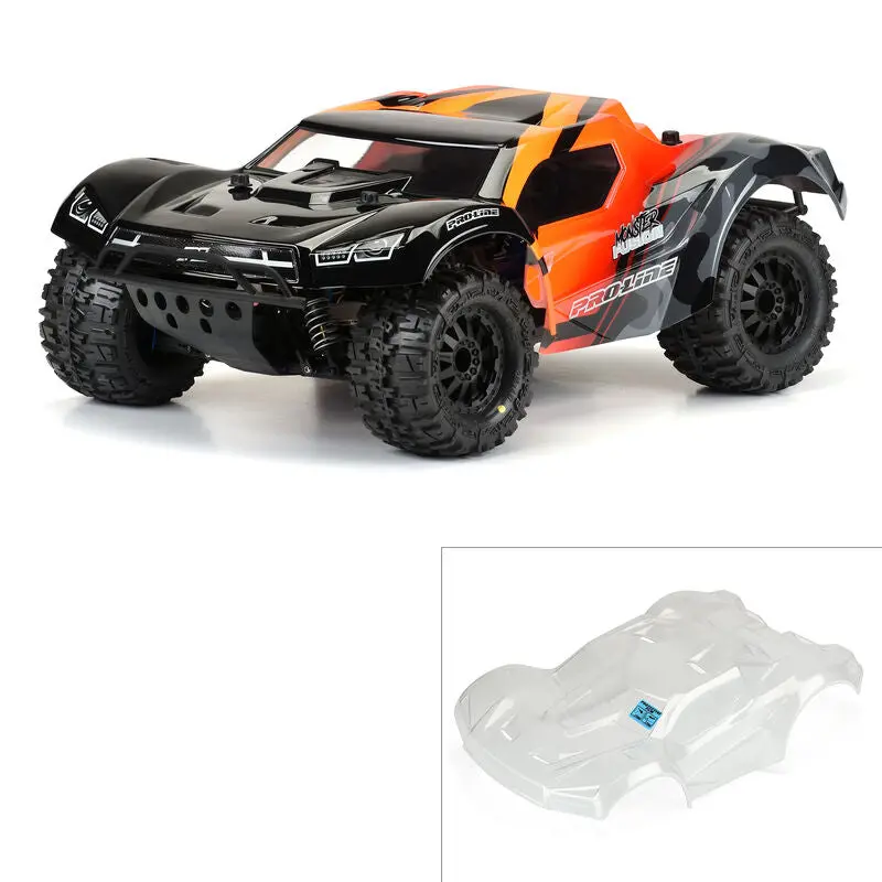 Pro-Line 1/10 Pre-Cut Monster Fusion Clear Body: Short Course 1