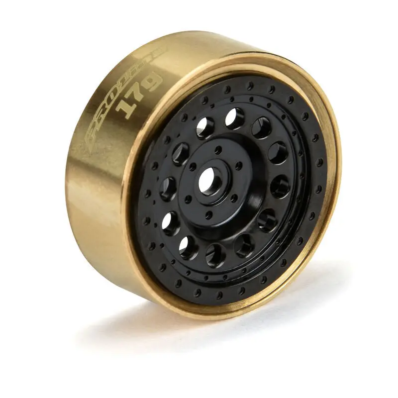 Pro-Line 1/24 Rock Shooter Brass F/R 1.0" 7Mm Crawler Wheels (2) (Scx24) 1