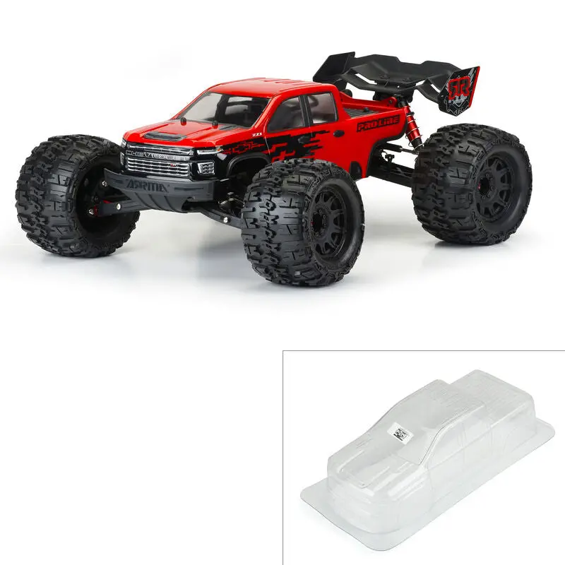 Pro-Line 1/8 2021 Chevrolet Silverado 2500 Hd Clear Body 1