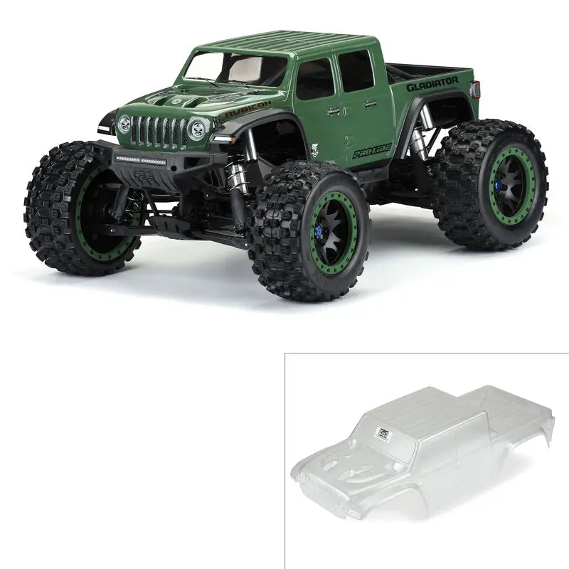 Pro-Line C1/5 Pre-Cut Jeep Gladiator Rubicon Clear Body: X-Maxx 1