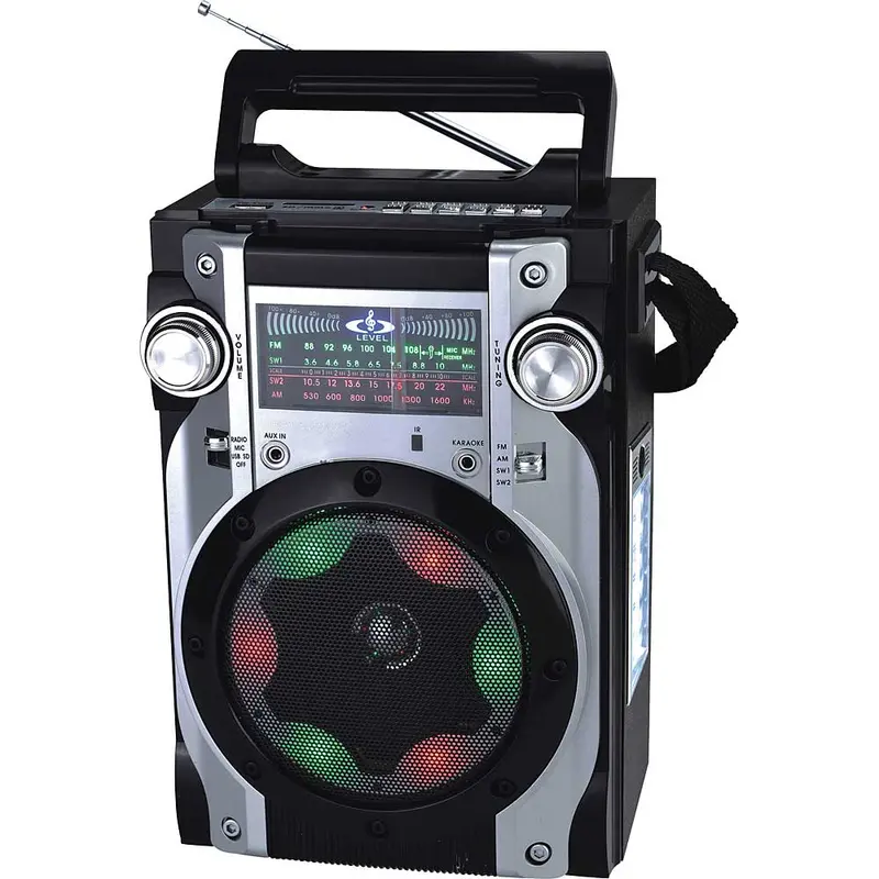 Professional Active Speaker W/Torch And Disco Lights 1