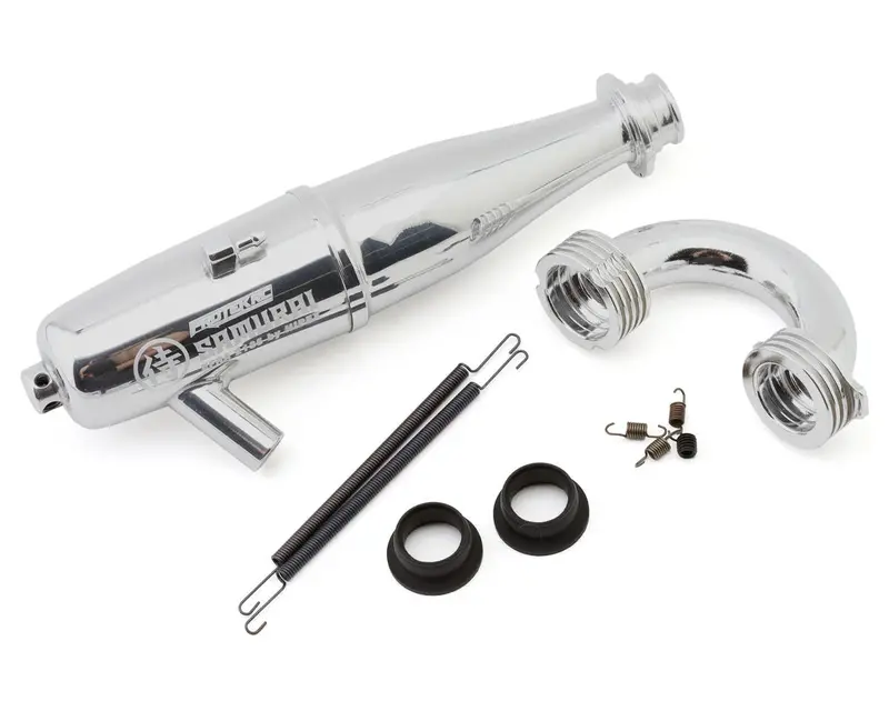 Protek Rc 2135 Tuned Exhaust Pipe W/80Mm Manifold (Welded Nipple) 1