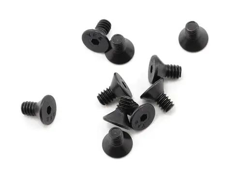 Protek Rc 4-40 X 1/4" "High Strength" Flat Head Screws (10) 1