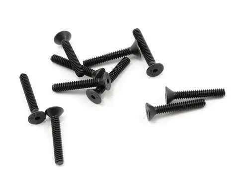 Protek Rc 4-40 X 3/4" "High Strength" Flat Head Screws (10) 1