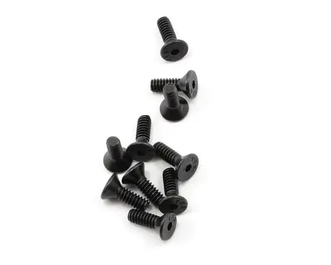 Protek Rc 4-40 X 3/8" "High Strength" Flat Head Screws (10) 1