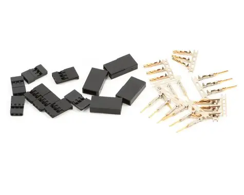 Protek Rc Futaba Style Servo Connectors (4 Pair) 1
