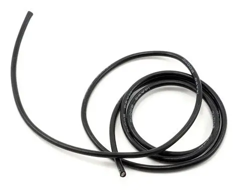 Protek Rc Silicone Hookup Wire (Black) (1 Meter) (14Awg) 1