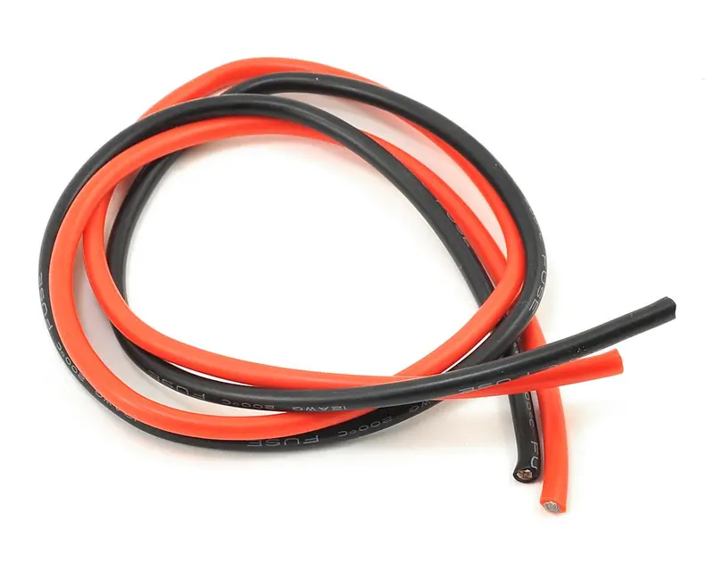 Protek Rc Silicone Hookup Wire (Red & Black) (2' Each) (12Awg) 1