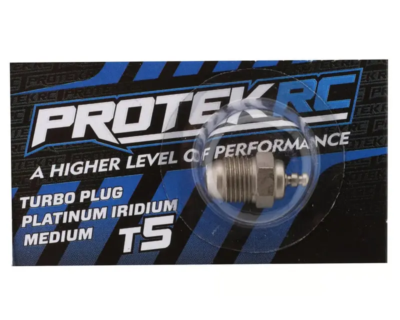 Protek Rc T5 Medium Turbo Glow Plug (.12 And .21 Engines) 1