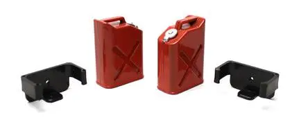 Racers Edge - 1/10 Scaler Plastic Gasoline Jugs (2) - Red 1