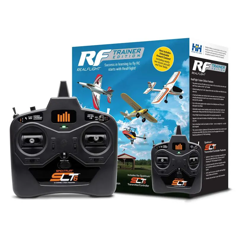 Realflight Trainer Edition Rc Flight Simulator With Slt6 Transmitter 1