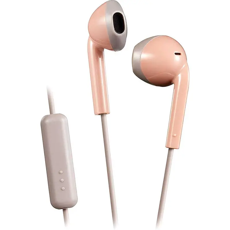 Retro Earbuds With Microphone And Remote,Pink 1