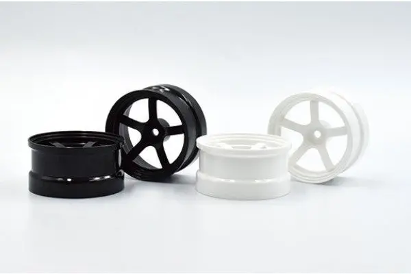 Reve D Drift Wheel Dp5 (White, Offset 8, 2Pcs)(Rw-Dp5w8) 1