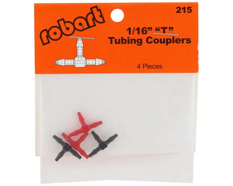 Robart 1/16" T Tubing Couplers 1