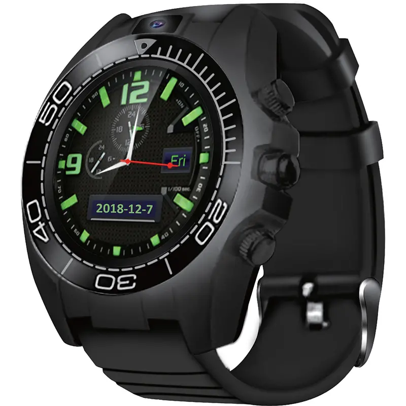 Rolex Looking Smartwatch, Black 1