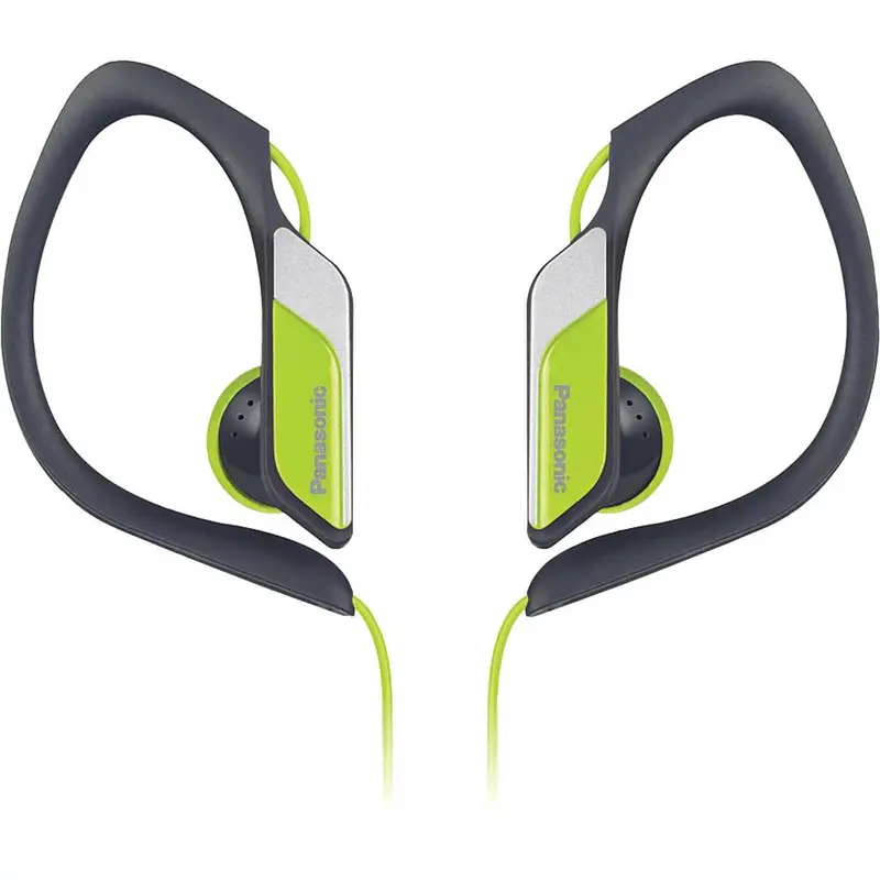 Rp-Hs34-Y Water & Sweat-Resistant Sports Earbud Headphones, Neon Yellow 1