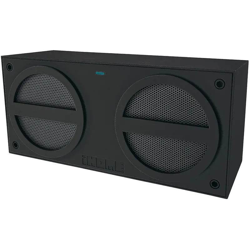 Rubberized Rechargeable Bluetooth Stereo Mini Speaker With Nfc, Gray 1