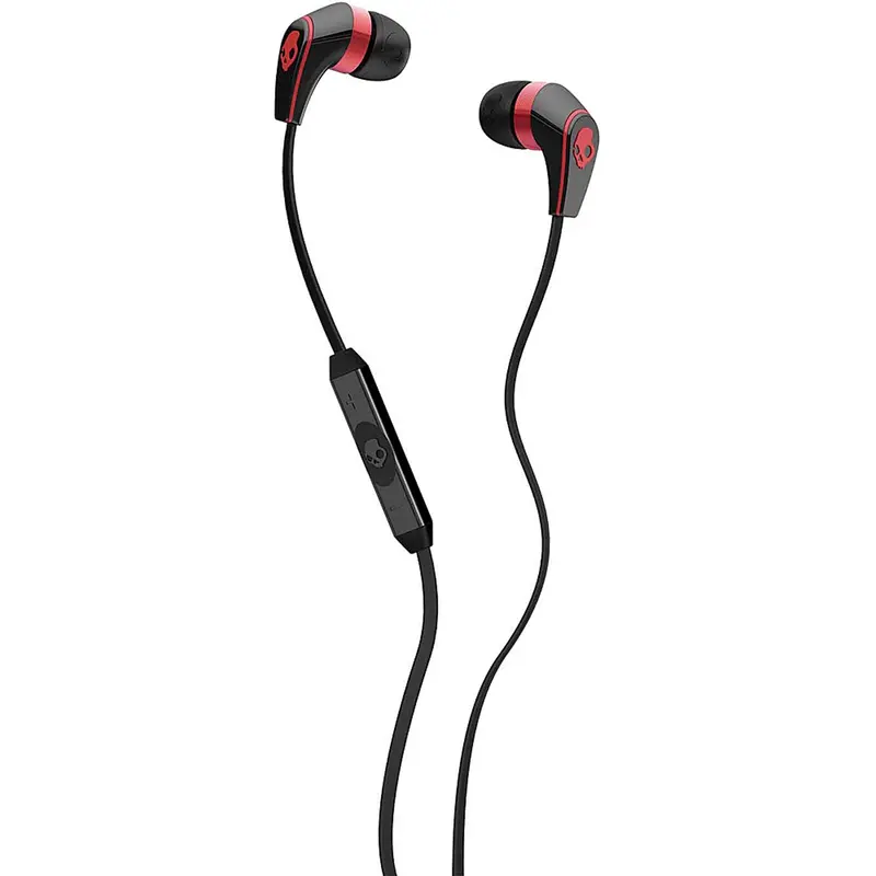 S2fffm-258 "50/50" In-Ear Buds W/Mic, Black/Red 1