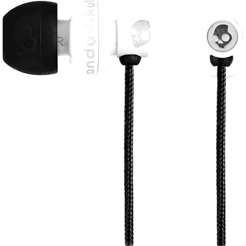 S2fmcy-074 “Fmj” Mic’D Earbuds, White/Black 1
