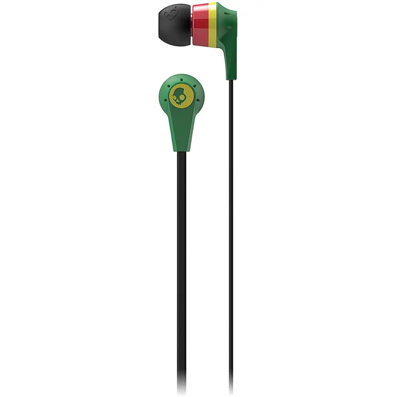 S2ikdz-058 Ink'd 2.0 In-Ear Headphones, Rasta 1