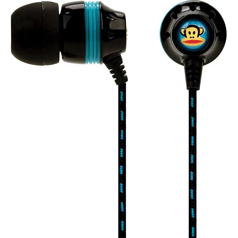S2incz-049 "Ink'd" Earbuds, Paul Frank Black 1