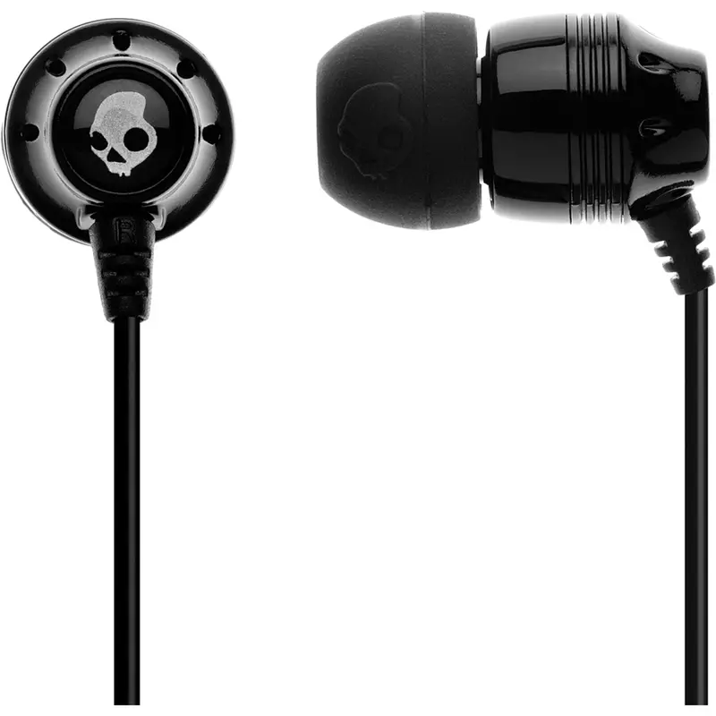 S2indy-033 "Ink'd" Mic'd Earbuds, Black/Black 1