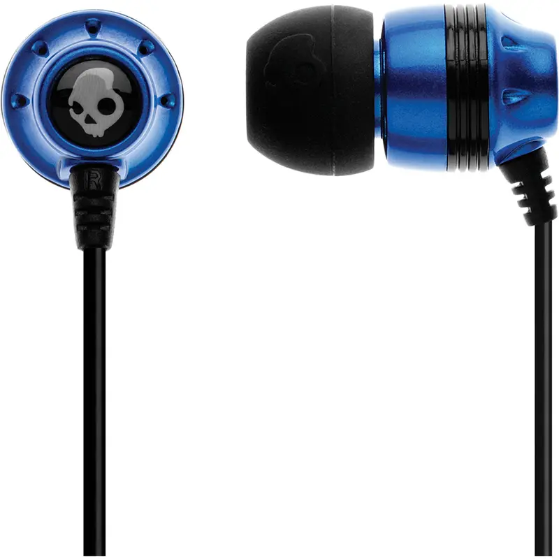 S2indy-101 "Ink'd" Mic'd Earbuds, Blue/Black 1