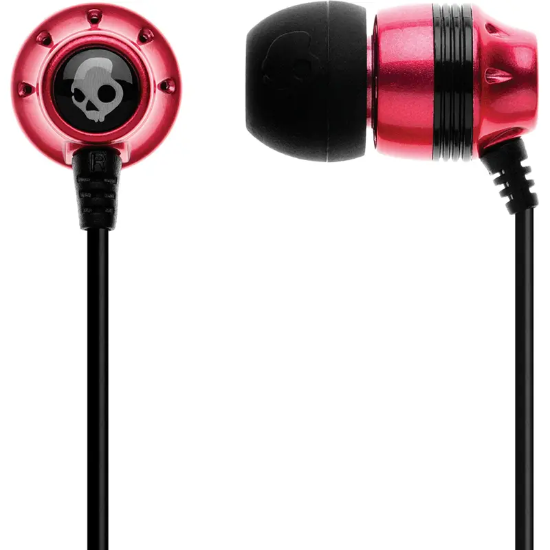 S2indy-134 "Ink'd" Mic'd Earbuds, Pink/Black 1