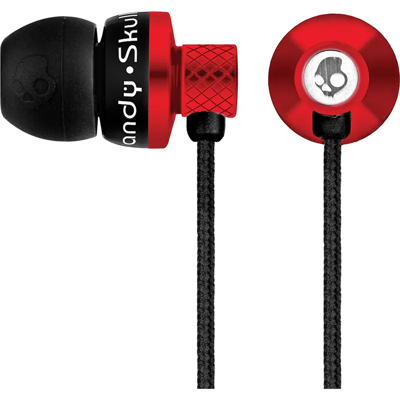 S2ttcb-048 "Titan" In-Ear Earbuds, Black/Red 1