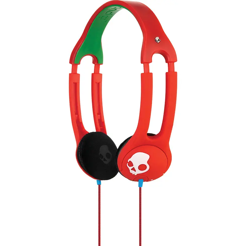 S5itdy-059 "Icon 2" On Ear Headphones, Red 1