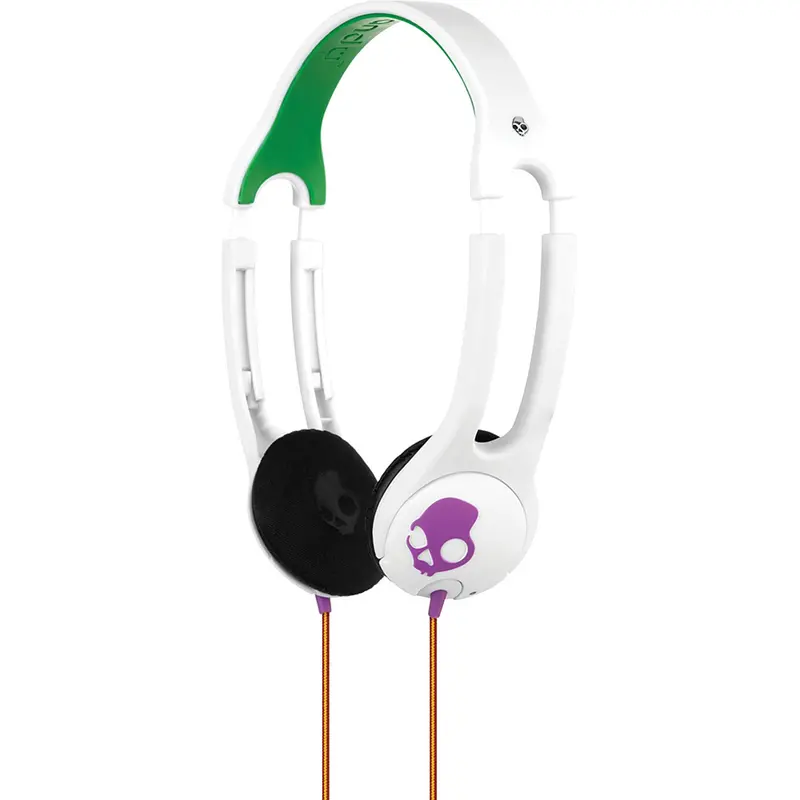 S5itdy-072 "Icon 2" On Ear Headphones, White 1