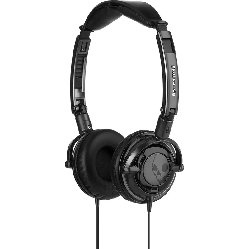 S5lwcy-033 "Lowrider" On Ear W/Mic Headphones, Black 1