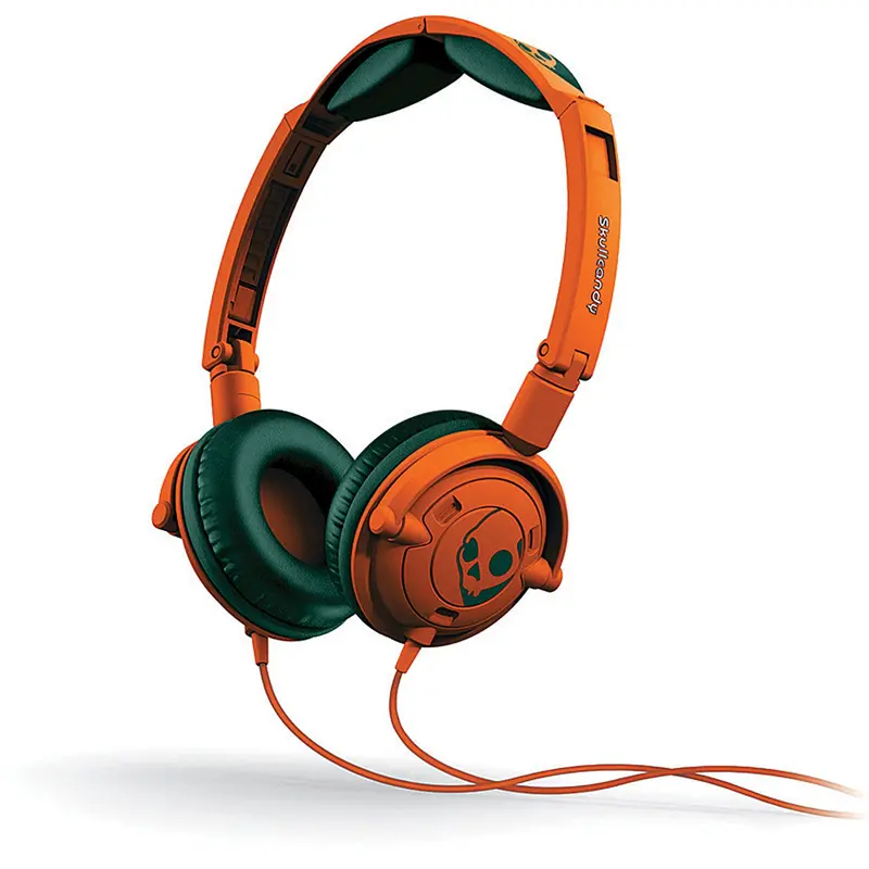 S5lwfy-211 "Lowrider" Headphones W/Mic, Athletic Orange 1