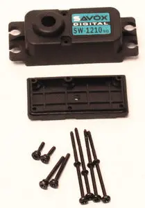Savox Top And Bottom Servo Case With Screws For Sw1210sg, Sw1212sg 1