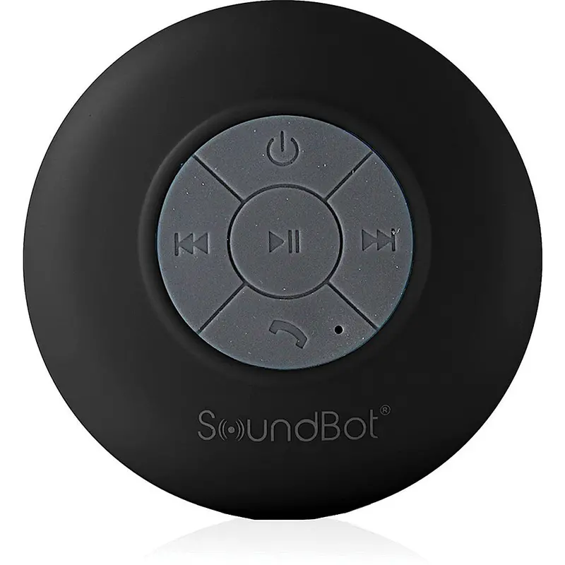 Sb510-Blk Water Resistant Bluetooth Shower Speaker, Black 1