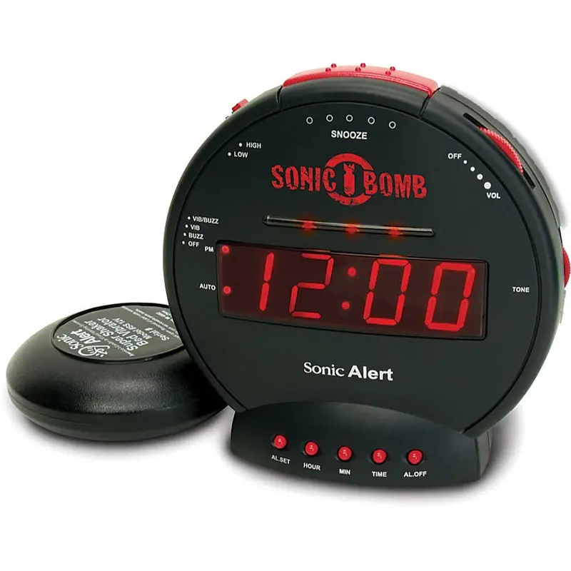 Sbb500ss Sonic Bomb Loud Plus Vibrating Alarm Clock 1
