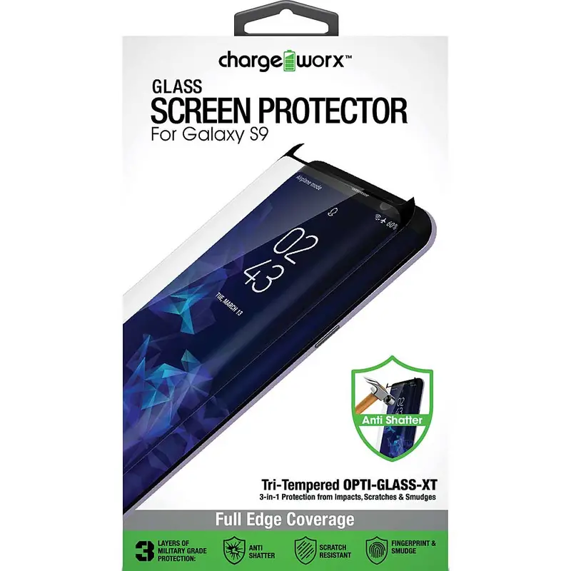 Screen Protector For Galaxy S9, Black 1