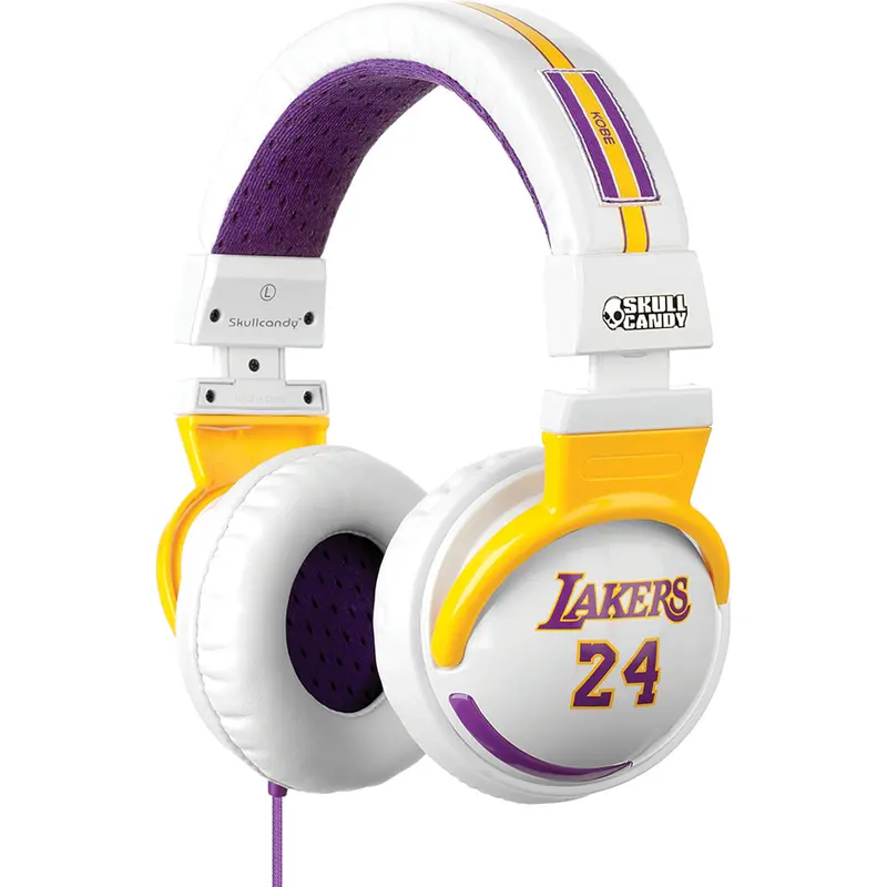Sghebz-12 "Hesh" Mic'd Headphones, Kobe Bryant White 1