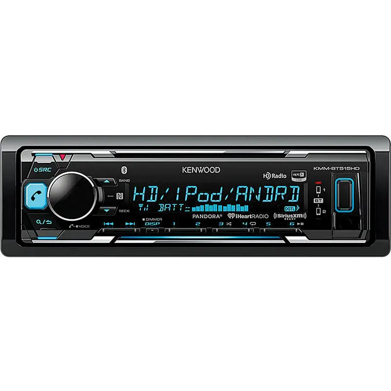 Single Din In-Dash Bluetooth Car Stereo Receiver 1