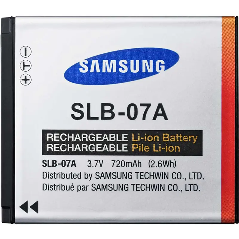 Slb-07A 3.7V Lithium Ion Rechargeable Battery 1