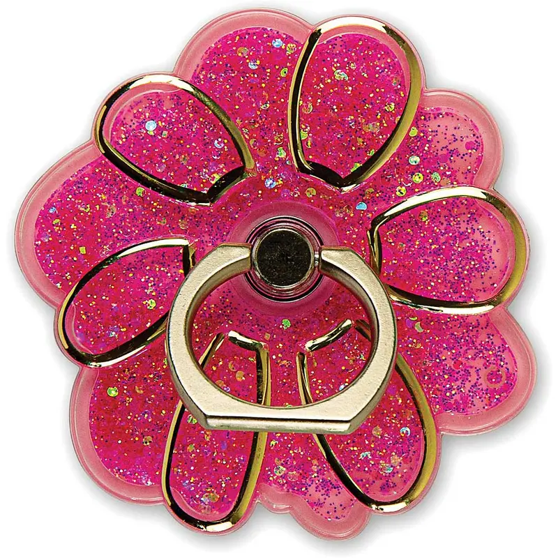 Smartphone Ring Stand, Pink Flower 1