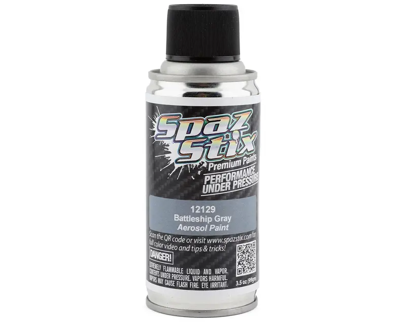 Spaz Stix "Battleship Grey" Spray Paint (3.5Oz) 1