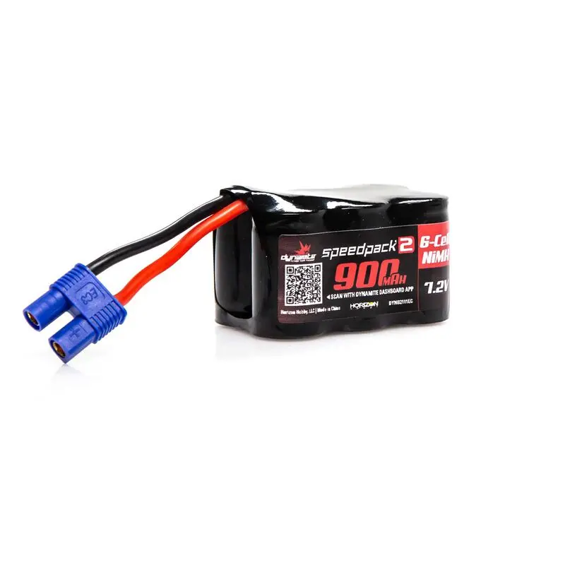 Speedpack2 7.2V 900Mah 6C Nimh, 3+3, Ec3 1