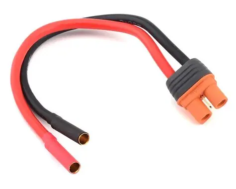 Spektrum Adapter: Ic3 Battery To 4Mm Female Bullets 6" 1