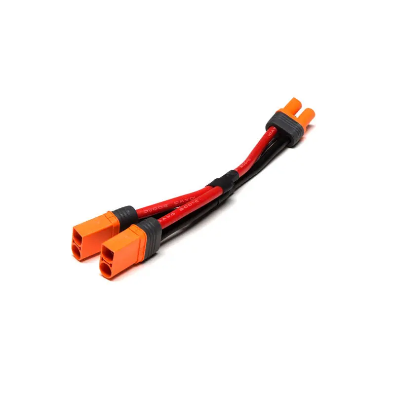 Spektrum Adapter: Ic5 Battery/Parallel Y-Harness 6" 10Awg 1