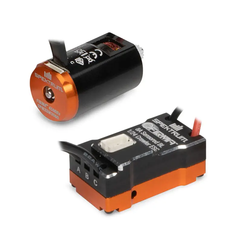 Spektrum Firma 8A 1/24 Sensored Brushless Smart Esc / Motor Combo 1