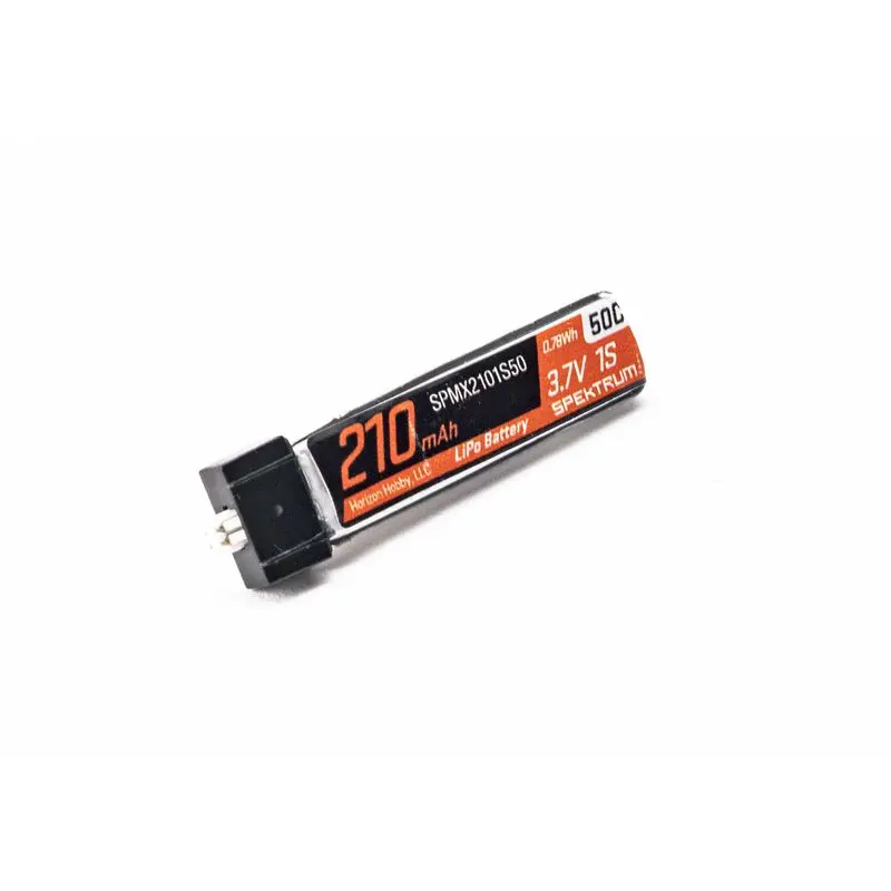 Spektrum Rc 3.7V 210Mah 1S 50C Lipo Battery: Jst Ph 1.25 (Ultra Micro) Connector 1