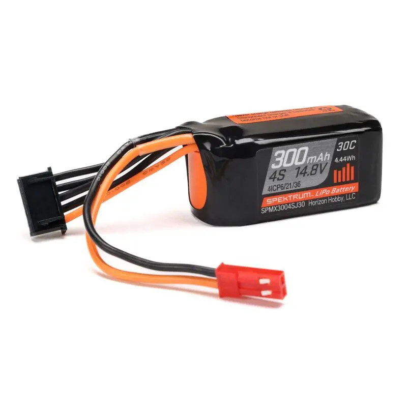 Spektrum Rc 4S 14.8V 300Mah 30C Lipo Battery 1