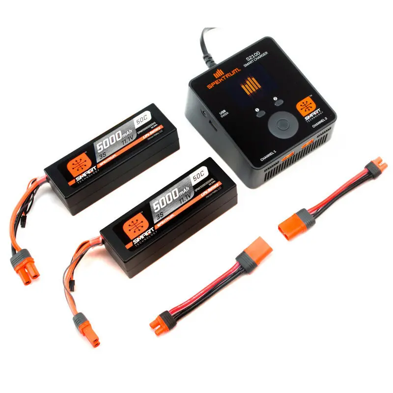 Spektrum Rc Smart Powerstage Bundle 6S (S2100, 3S 5000 50C, Adapters) 1